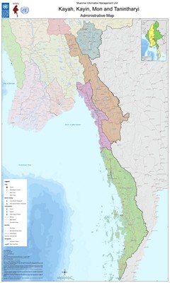Country Map Administrative South East Kayah Kayin Mon Tanintharyi MIMU688v1 07May2024 6ft-3ft ENG.pdf