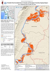 Map Probable Flood Inundated Area in Homalin and Paungbyin - Sagaing (as of 01 Sep) MIMU443v01 01Sep2023 A3.pdf