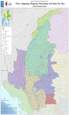Country Map Administrative Central (Chin, Sagaing, Magway, Mandalay and Nay Pyi Taw) MIMU657v01 05Apr2024 3ft-5ft ENG.pdf